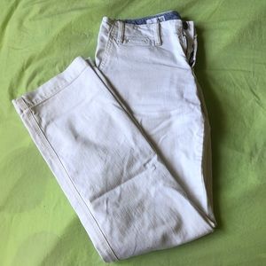 Gap White Straight Cut Painter Style Jeans New